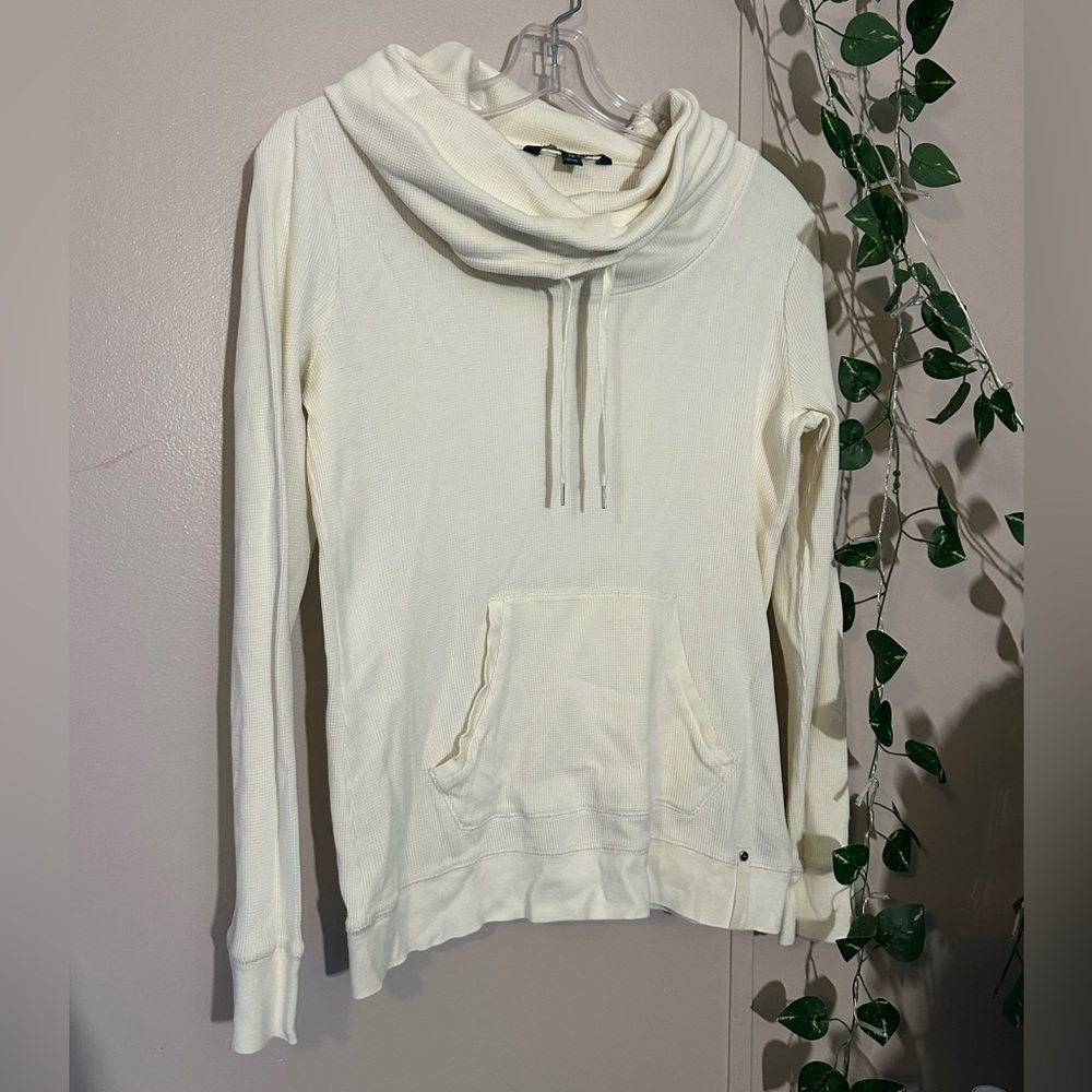 Ralph Lauren Ivory Waffle Knit Top